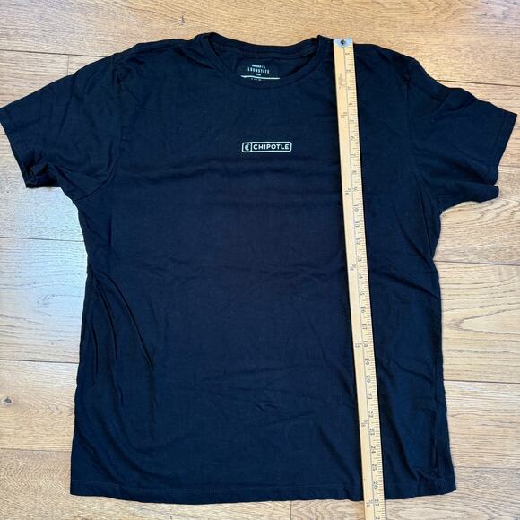 Chipotle As Real As It Gets Fan or Employee Shirt 100% Organic Cotton SZ L - Picture 5 of 5